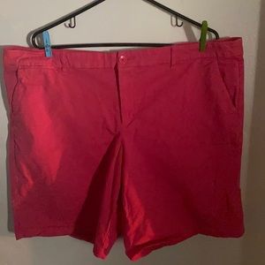 Women’s plus sz shorts sz 18 pink